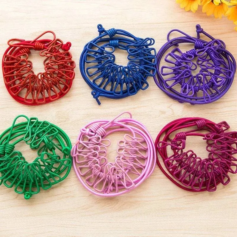 Portable Windproof Outdoor Travel Clothesline Rope