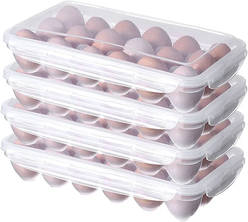 Plastic Egg Storage Box 18 Slots