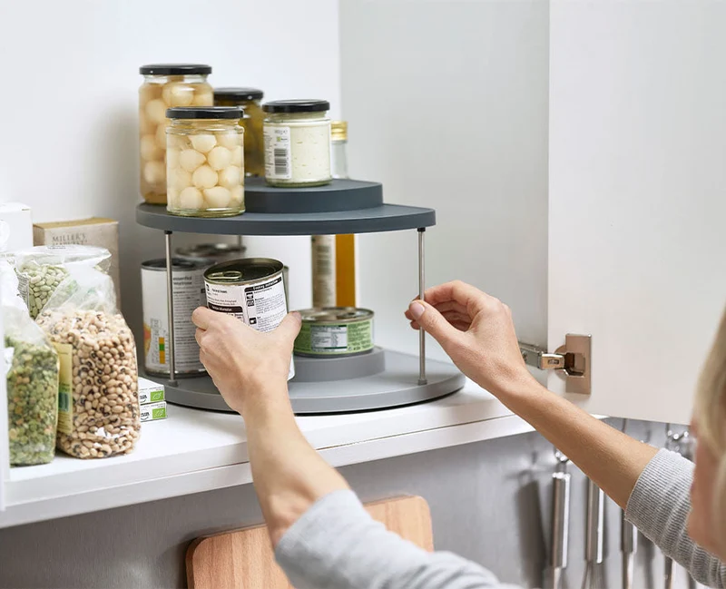 CupboardStore™ 2-stufiger drehbarer Organizer