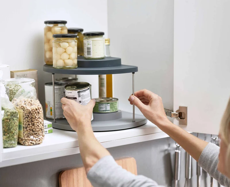 CupboardStore™ 2-stufiger drehbarer Organizer