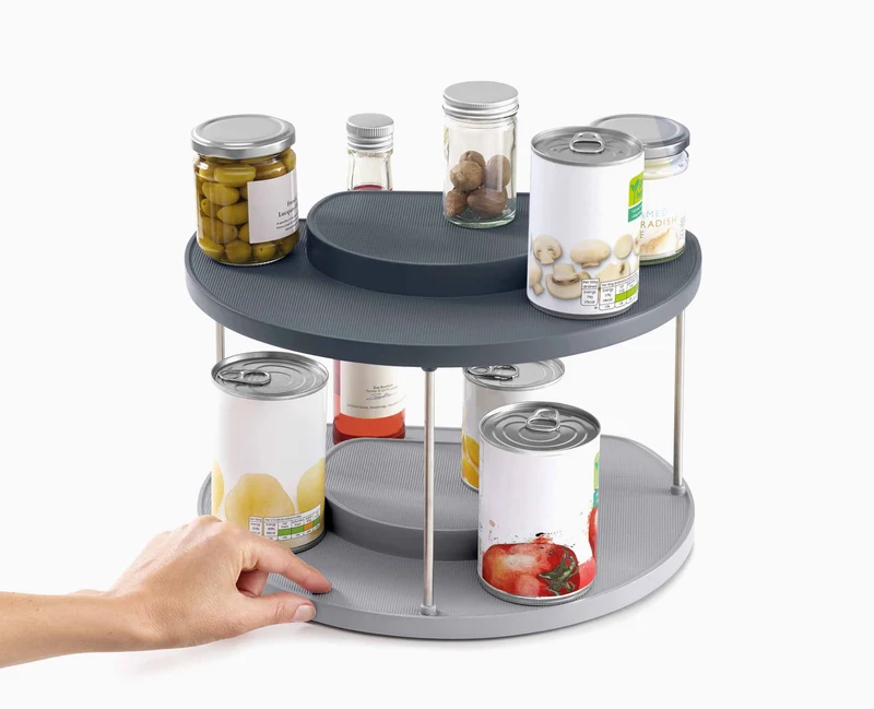 CupboardStore™ 2-stufiger drehbarer Organizer