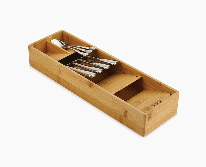 DrawerStore™ Kompakter Besteckkasten aus Bambus