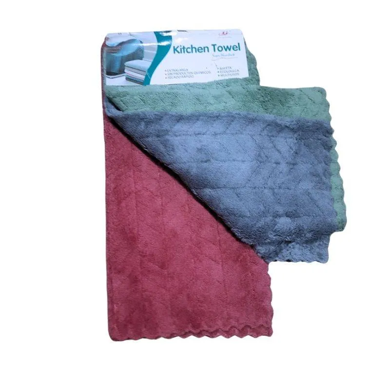 3 PCs Multi Purpose Cleaning Cloth