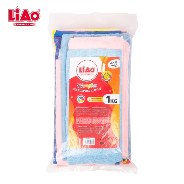 LIAO Multipurpose Microfiber Cloths 12PCS