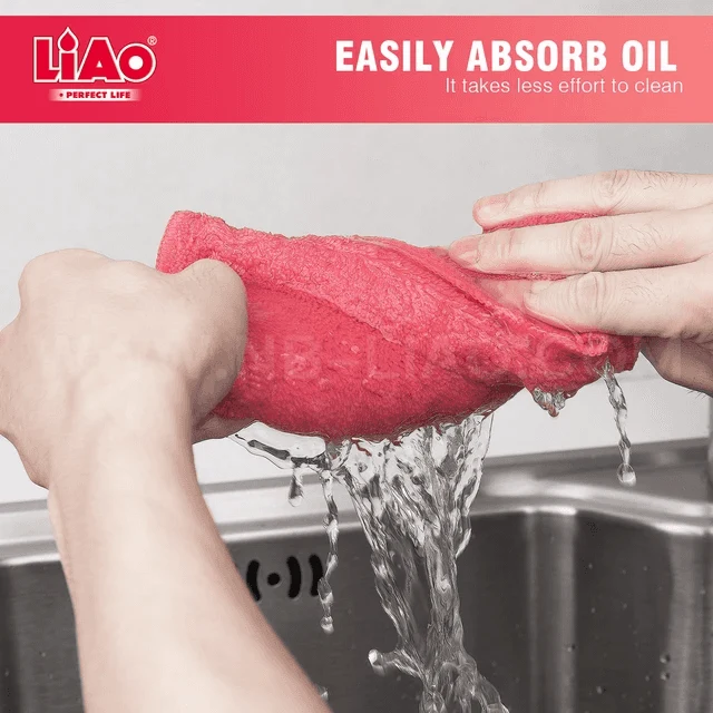 LIAO Multipurpose Microfiber Cloths 12PCS