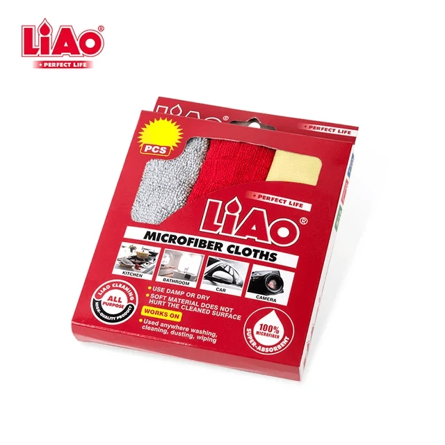 LiAo 4PCS Microfiber Cloths