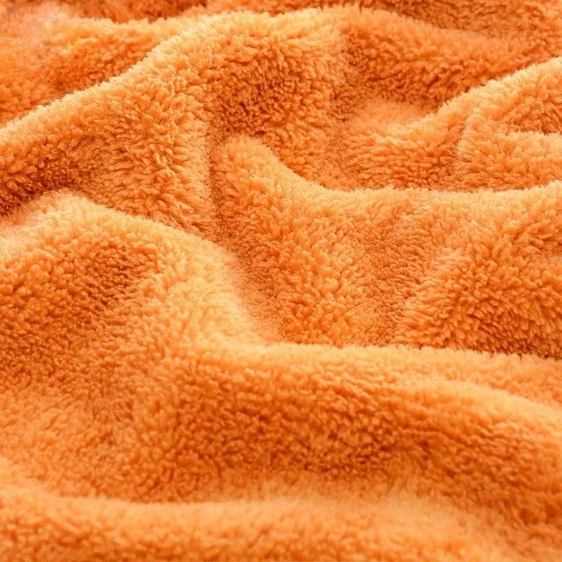 Super Absorbent Coral Velvet Hand Towel (Ultra-Soft Quick-Dry Hanging Towel for Kitchen & Bathroom)