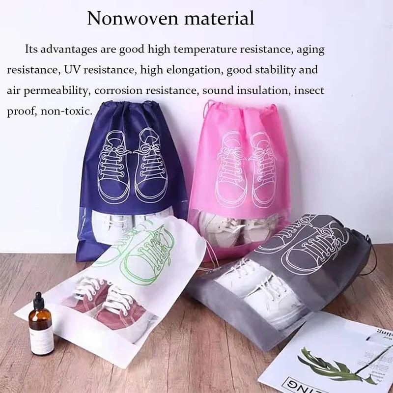 Portable Shoe Storage Bag – Dustproof Travel & Closet Organizer