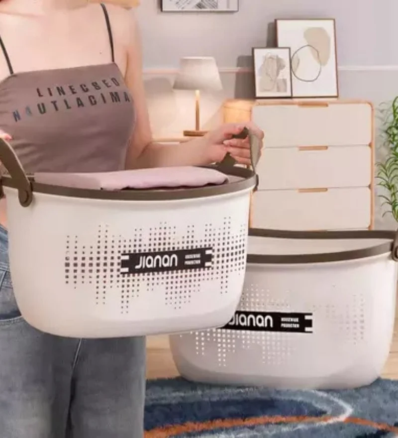 Multipurpose Plastic Basket with Handle