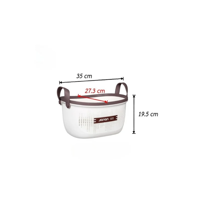 Multipurpose Plastic Basket with Handle
