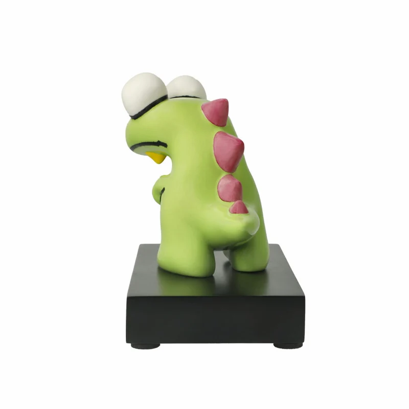 Goebel Figur Ed Heck - Roar, Dinosaurier, Porzellan, Grün, 14 cm, 67200161