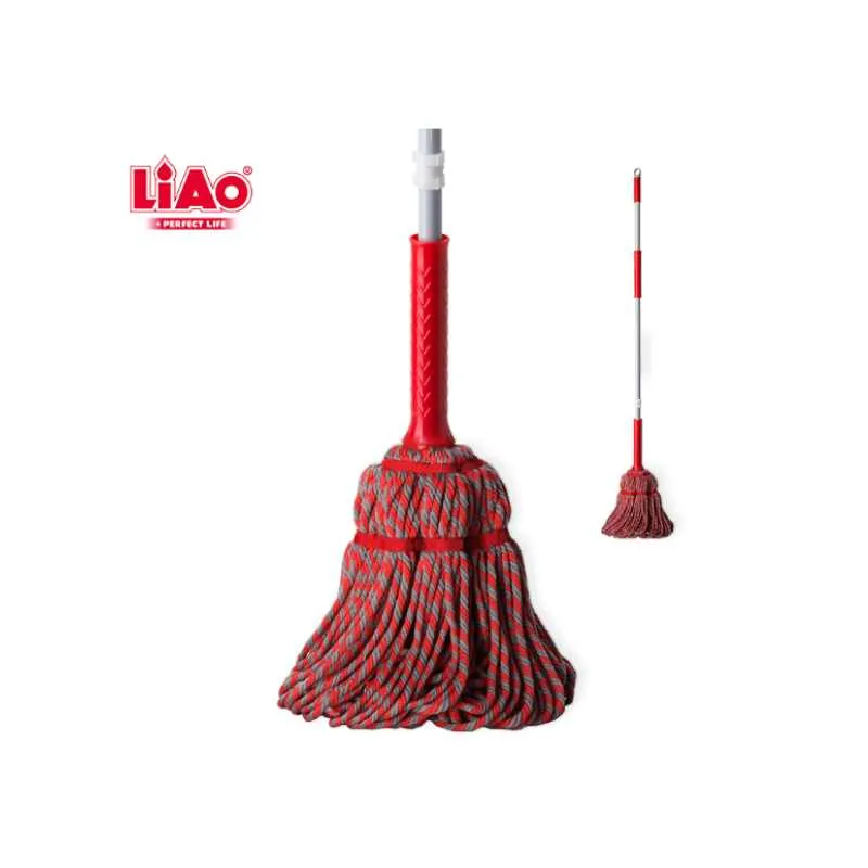 Liao Heavy-Duty Self-Wringing Twist Mop (Microfiber Easy Squeeze Floor Cleaner)