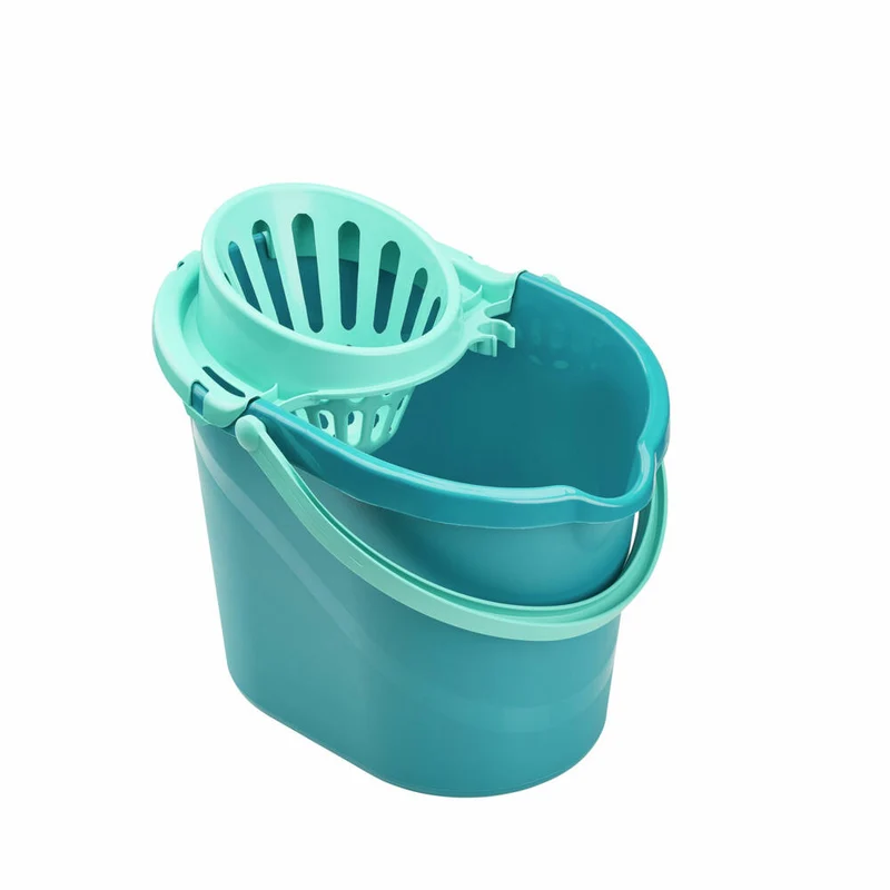 Leifheit Reinigungs-Set Mop Classic, Wischmopp mit Eimer, 56796