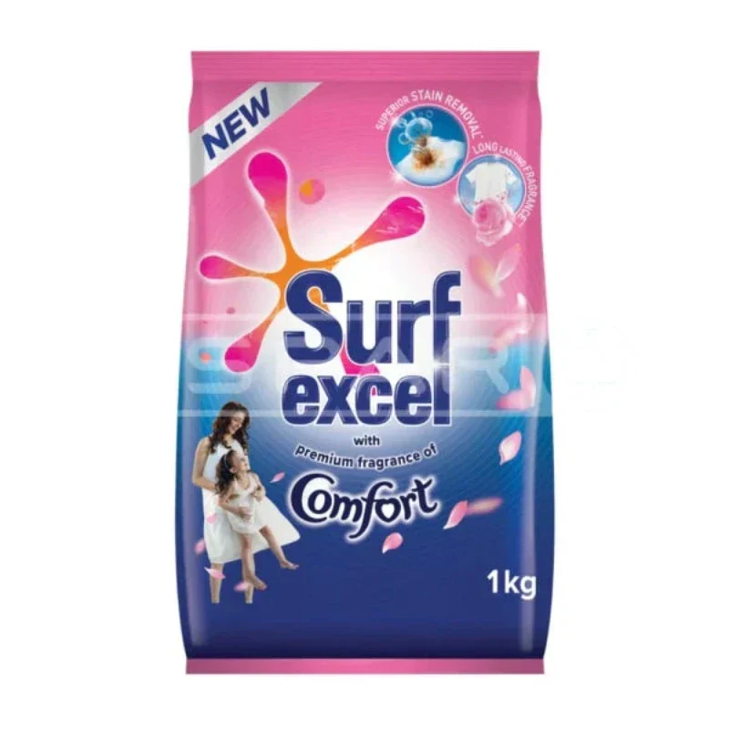 Surf Excel With Comfort Laundry Detergent Powder 1kg