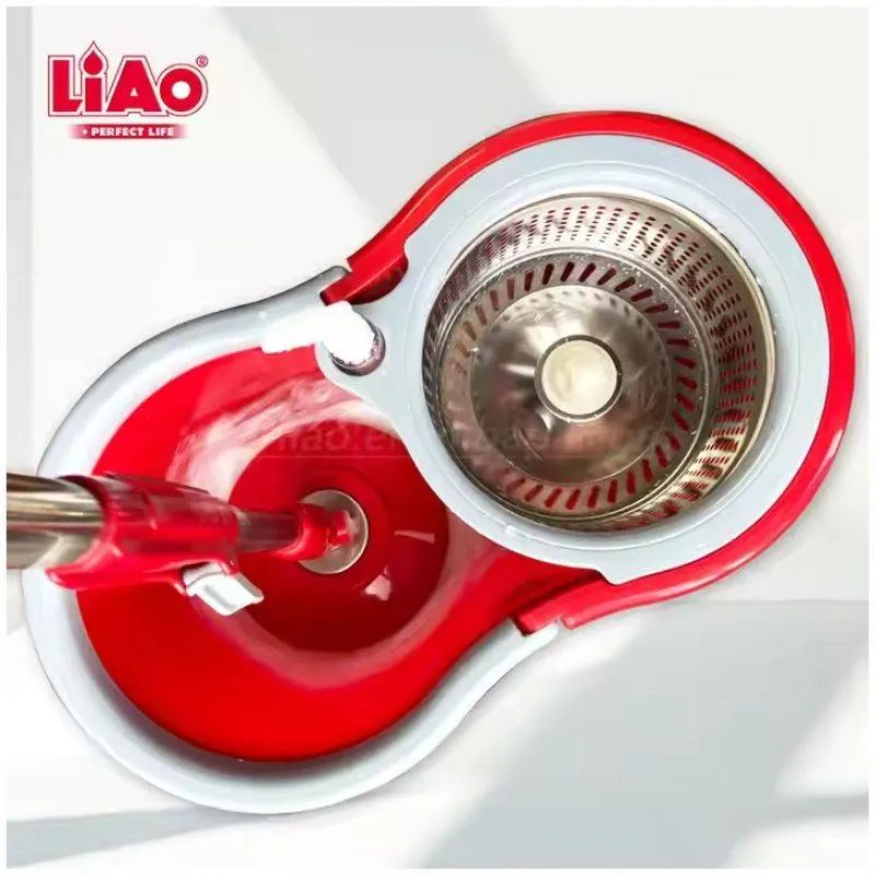 Liao Tornado Spin Mop with 360 Rotating Bucket