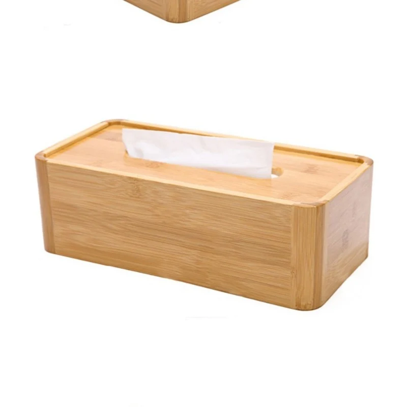 Bamboo Wooden Tissue Box