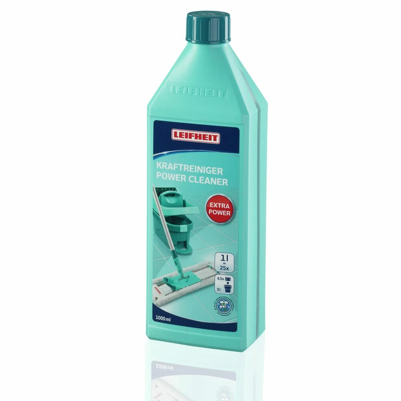 Leifheit Reinigungs-Set Clean Twist M Ergo micro duo, mit 1 L Kraftreiniger, 87024