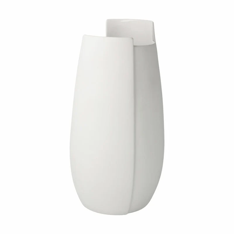 Goebel Vase Ova, Biskuit-Porzellan, Biskuit weiß, 21 cm, 14005791