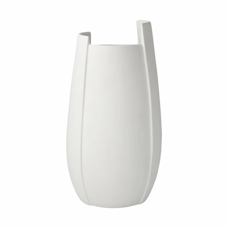 Goebel Vase Ova, Biskuit-Porzellan, Biskuit weiß, 21 cm, 14005791