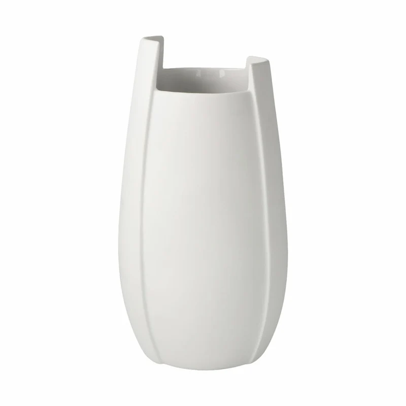 Goebel Vase Ova, Biskuit-Porzellan, Biskuit weiß, 21 cm, 14005791