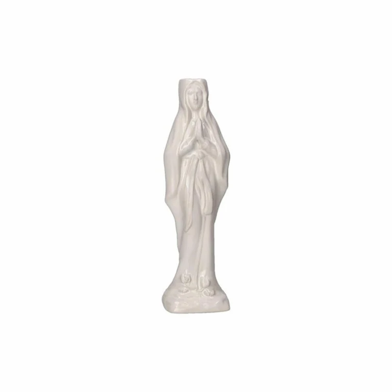 Gift Company Vase Cadonna S, Dekovase in Madonna-Form, Steingut, Weiß, H 25 cm, 1214203001