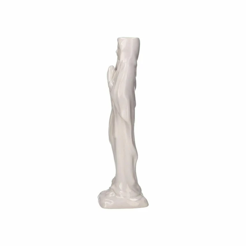 Gift Company Vase Cadonna S, Dekovase in Madonna-Form, Steingut, Weiß, H 25 cm, 1214203001