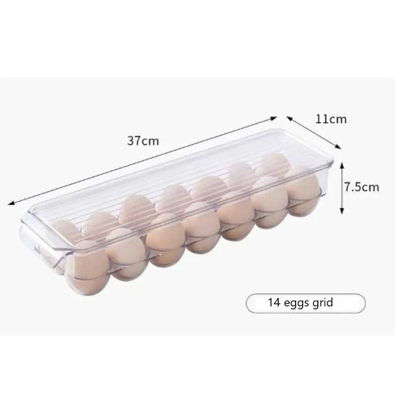Stackable Egg Storage Box 14 Slots