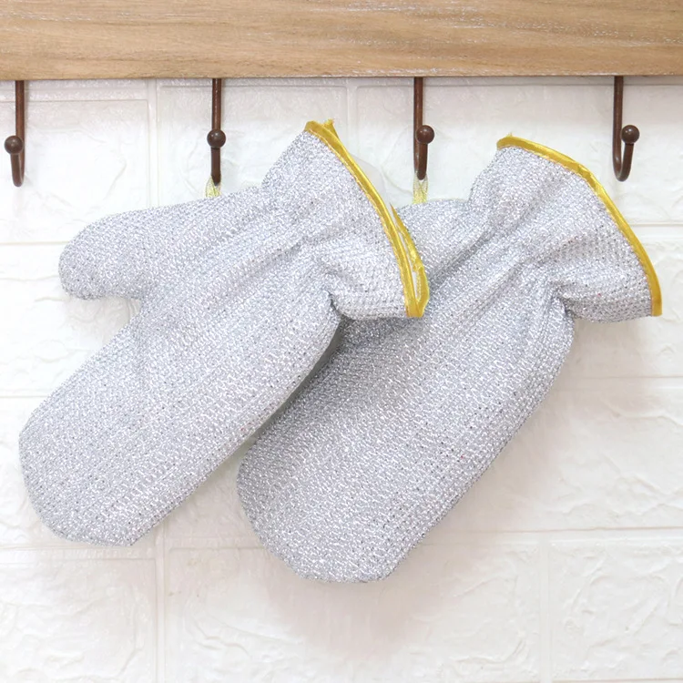 Heavy Duty Steel Wire Dishwashing Cleaning Gloves