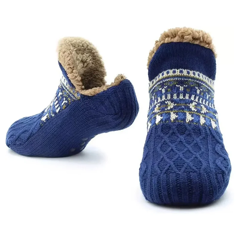 Chaussettes de Sol Chaudes Unisexe – Confort Douillet Antidérapant