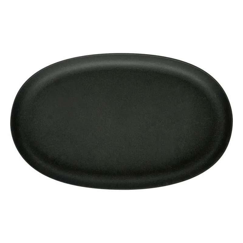 Hachiman Pflanztopfuntersetzer Eco Oval 490, Polypropylen, Schwarz, 243236