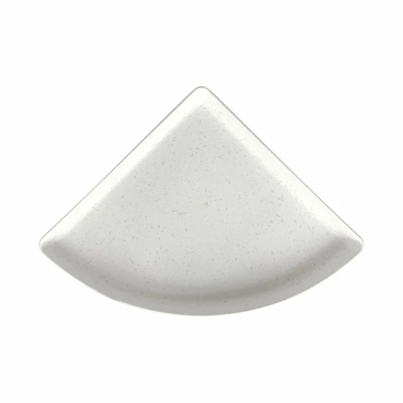 Hachiman Eck-Platztopfuntersatz Eco Plate 260, Polypropylen, Weiß, 243090