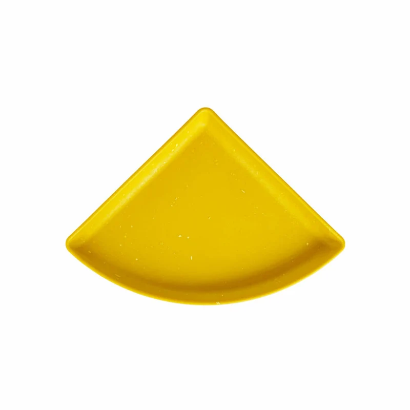 Hachiman Eck-Platztopfuntersatz Eco Plate 200, Polypropylen, Senf, 243007