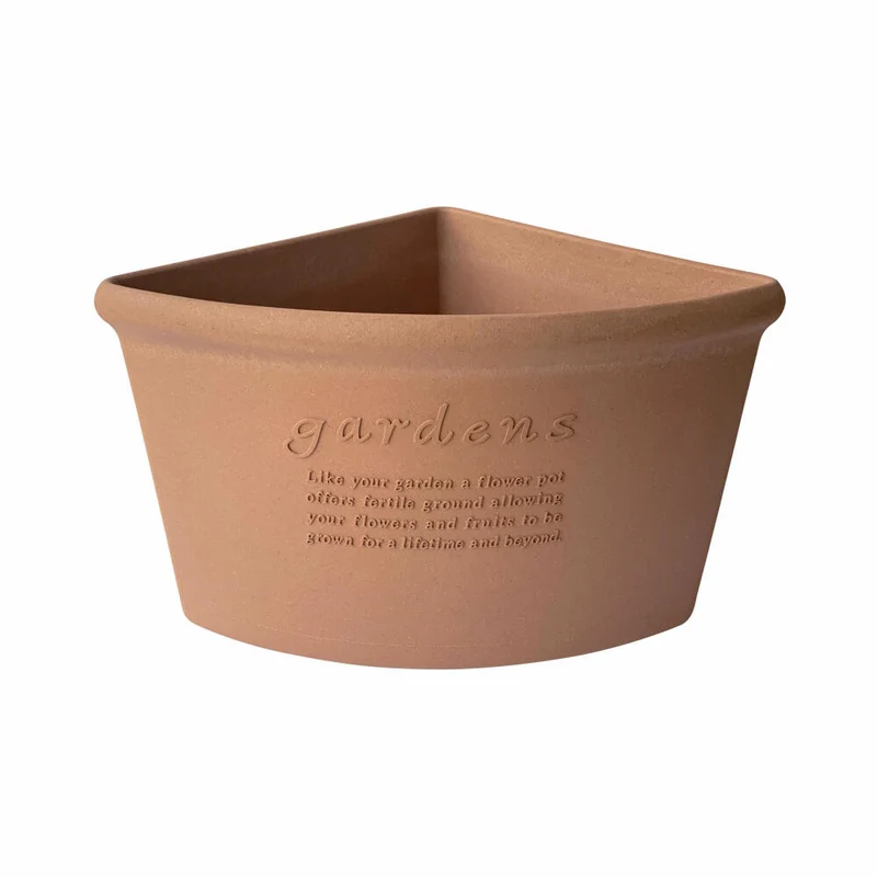 Hachiman Ecktopf Eco Pot 260, Pflanztopf, Polypropylen, Terrakotta, 7.5 L, 242888