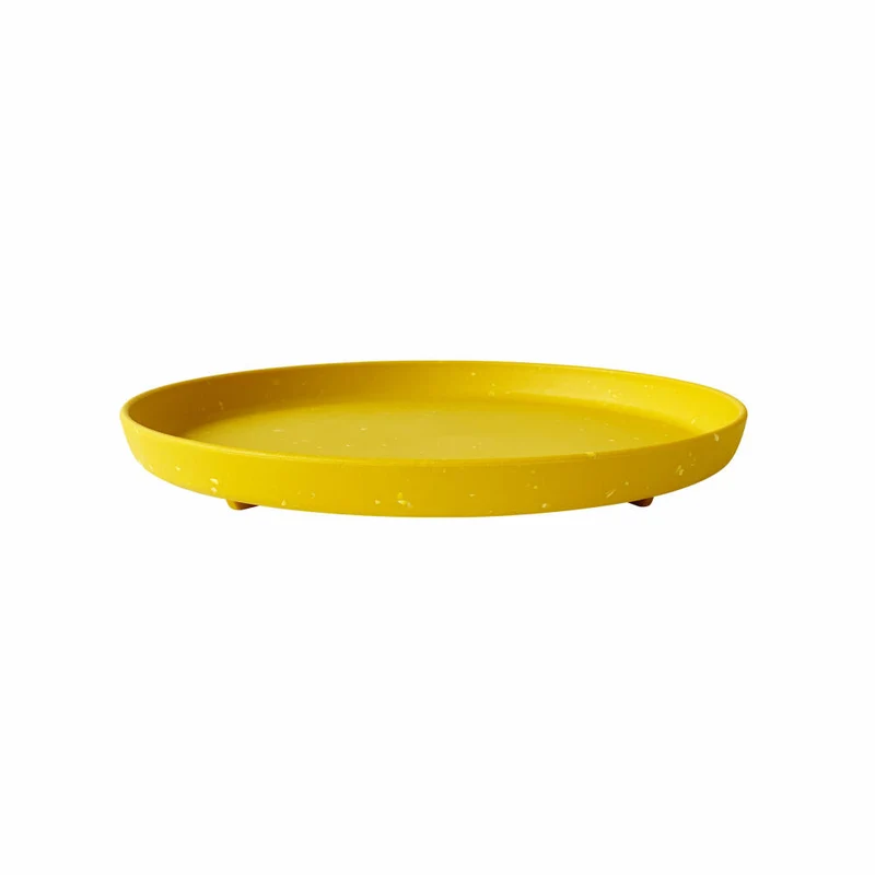 Hachiman Pflanztopfuntersetzer Eco 10 Rund, Polypropylen, Senf, 30.2 cm, 242765