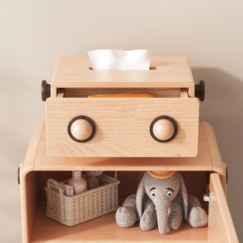 Space Explorer Robot Bedside Storage Cabinet