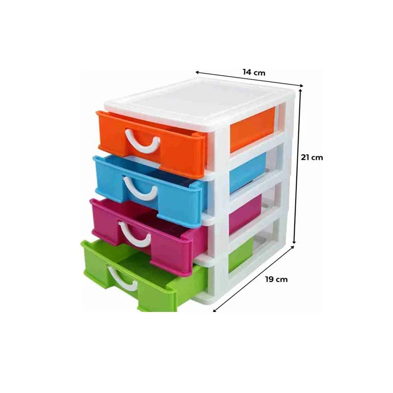 Multipurpose 4 Drawer Chest Cabinet