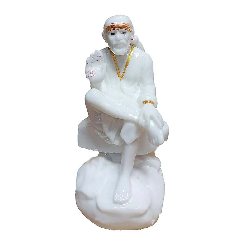 Marble Sai Baba Statue 9.5cm