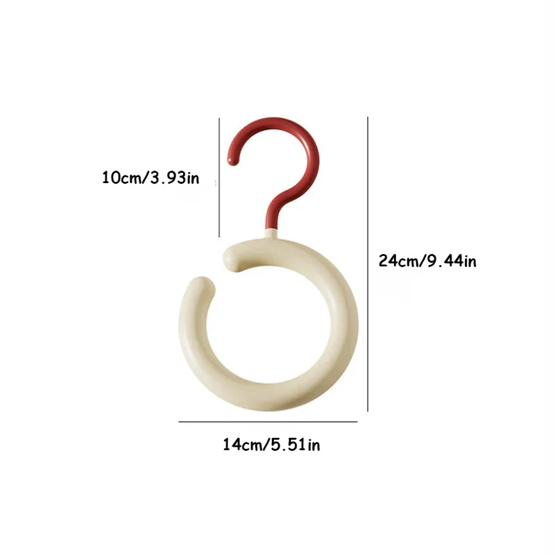 2pcs Rotating Multi-Hook Closet Organizer Hanger