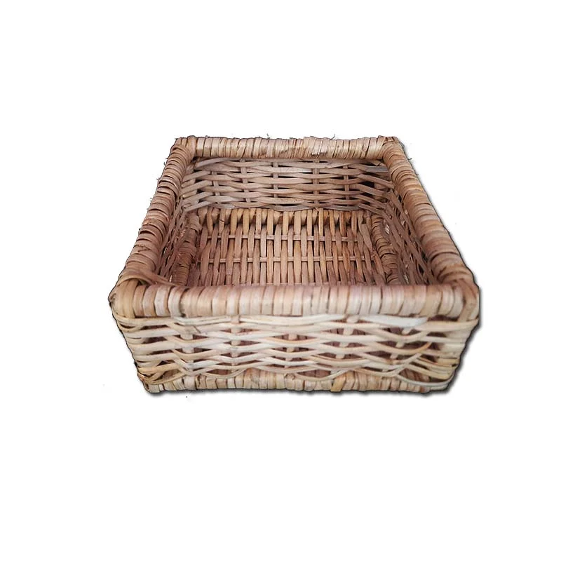 Rattan Rectangular Serving Basket 7"