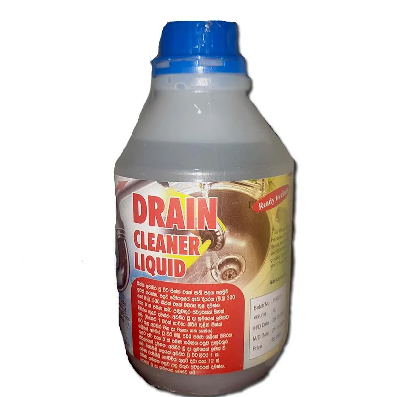 Drain Cleaner Liquid for Sink Pipe Waste Lines 1L