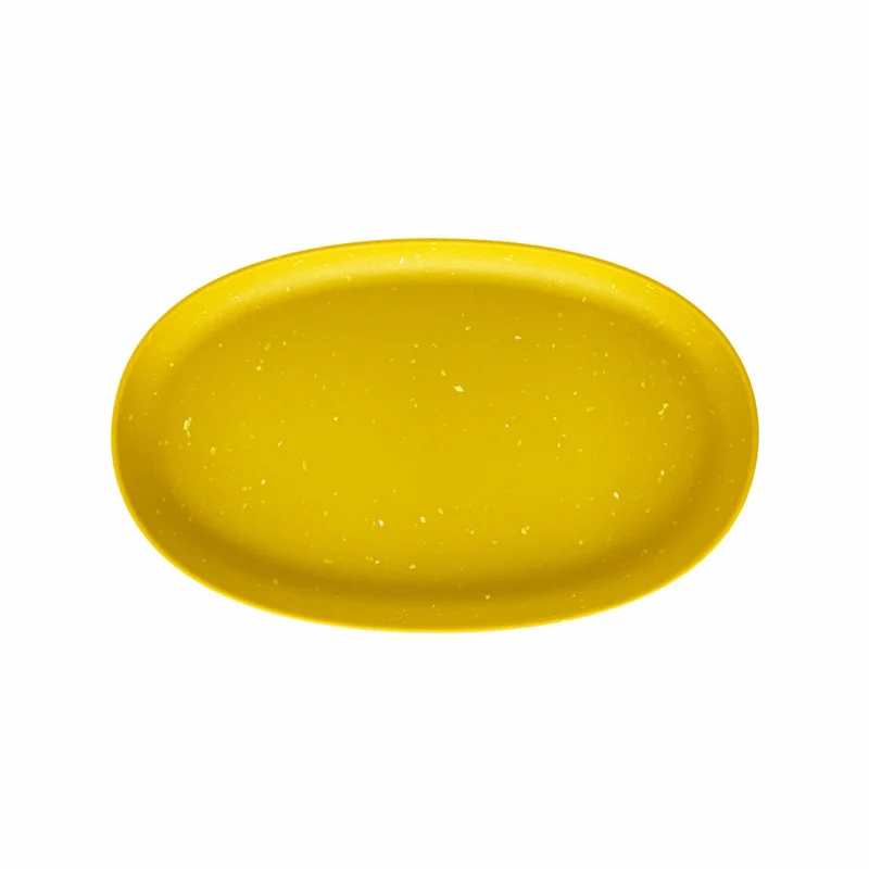 Hachiman Pflanztopfuntersetzer Eco Oval 400, Polypropylen, Senf, 243168