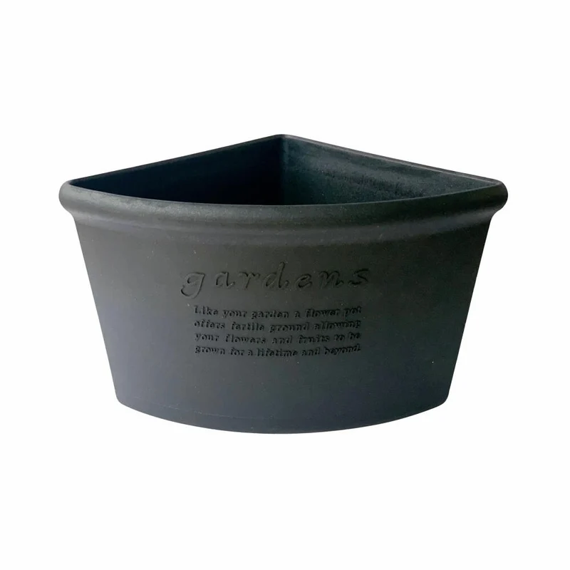 Hachiman Ecktopf Eco Pot 260, Pflanztopf, Polypropylen, Schwarz, 7.5 L, 242918