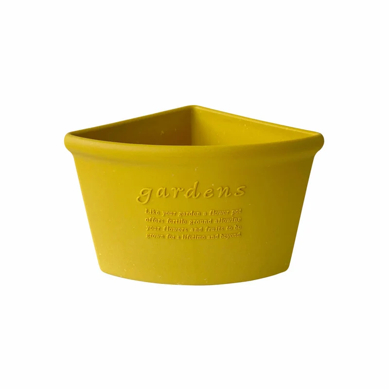 Hachiman Ecktopf Eco Pot 200, Pflanztopf, Polypropylen, Senf, 3 L, 242840