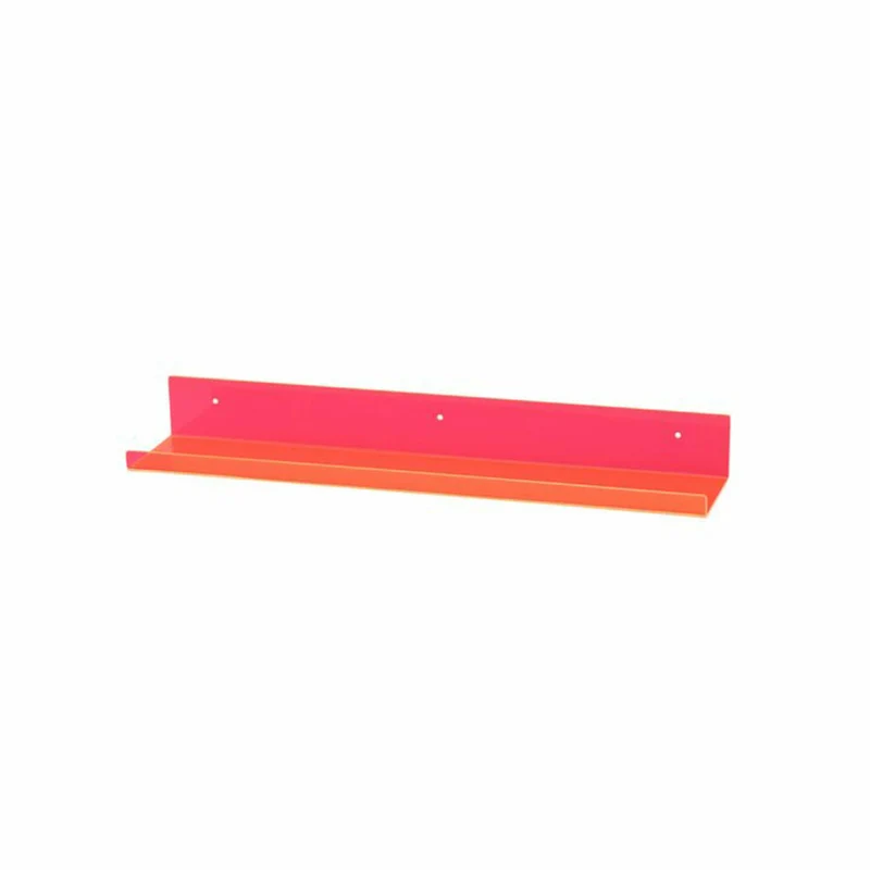 Gift Company Wandregal Tokio, Hängeregal, Bücherregal, Acryl, Orange, L 60.6 cm, 1236704013