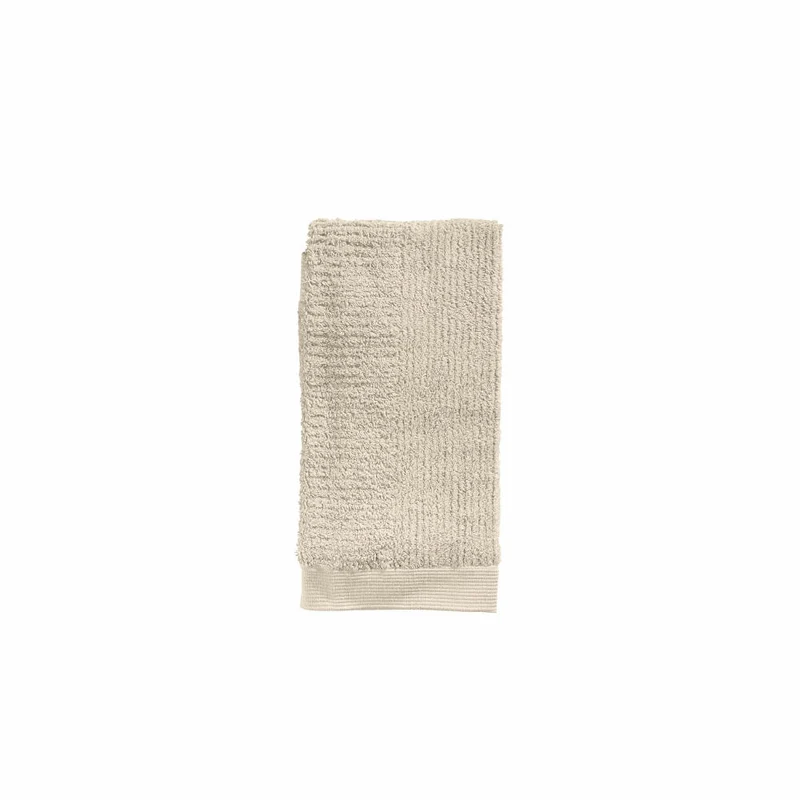 Zone Denmark Handtuch Classic Sand, Baumwolle, Natur, 50 x 100 cm, 35158