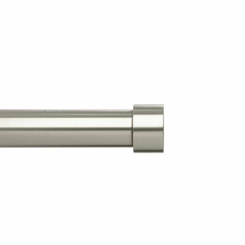 Umbra Teleskop-Gardinenstange Cappa, Vorhangstange, Stahl, Nickel, 91 - 168 cm, 1021409-1001