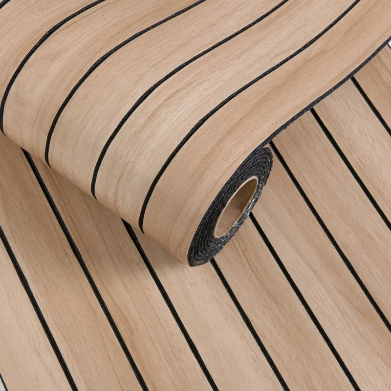 Easy Apply Wood Effect Home Wall Panel Sticker