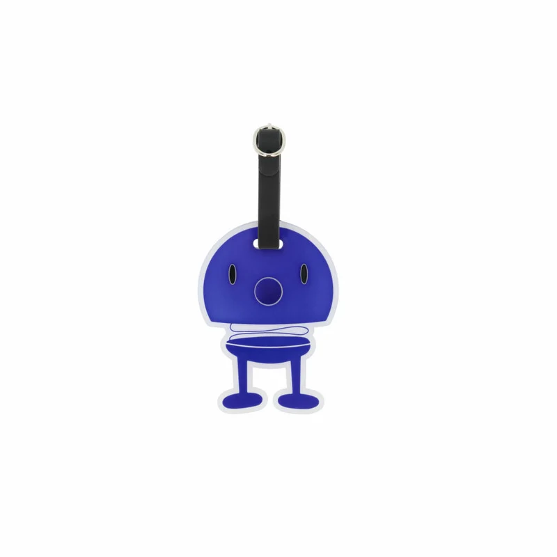 Hoptimist Taschenanhänger Bag Tag Blue, 100% Silikon, Blau, 10 x 8 cm, 35797