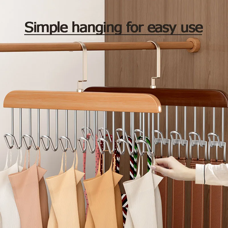 Multi-Hook Space Saver Clothes Organizer Rack