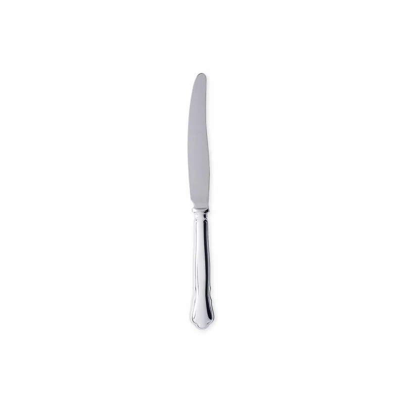 Gense Messer Chippendale, Besteck, Tafelmesser, Neusilber, 22.8 cm, 20335